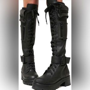 Women’s Black Knee High Boots size 38 (U.S. 7)